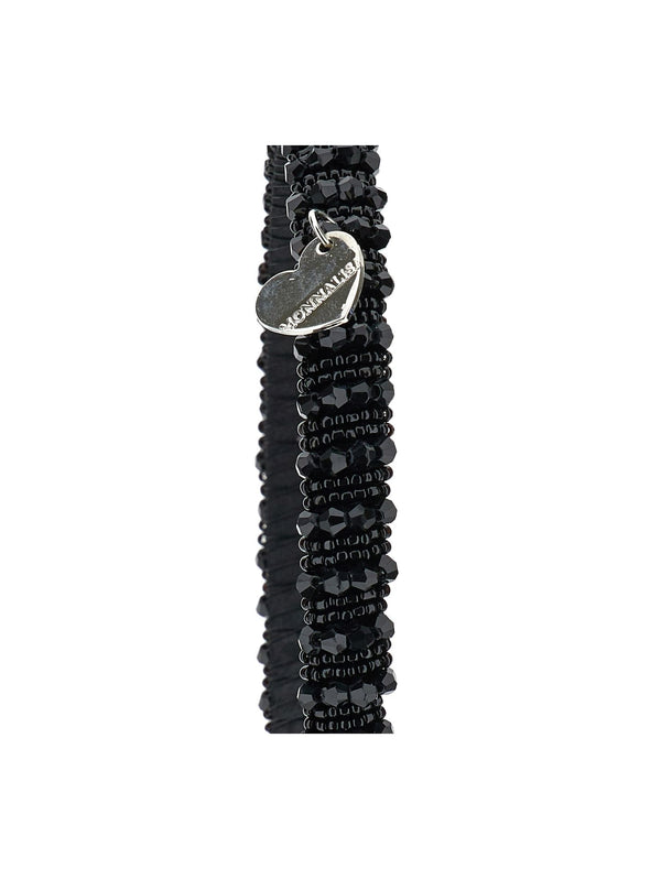 Black Beaded Headband