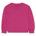 Pink Sequin Logo Crewneck