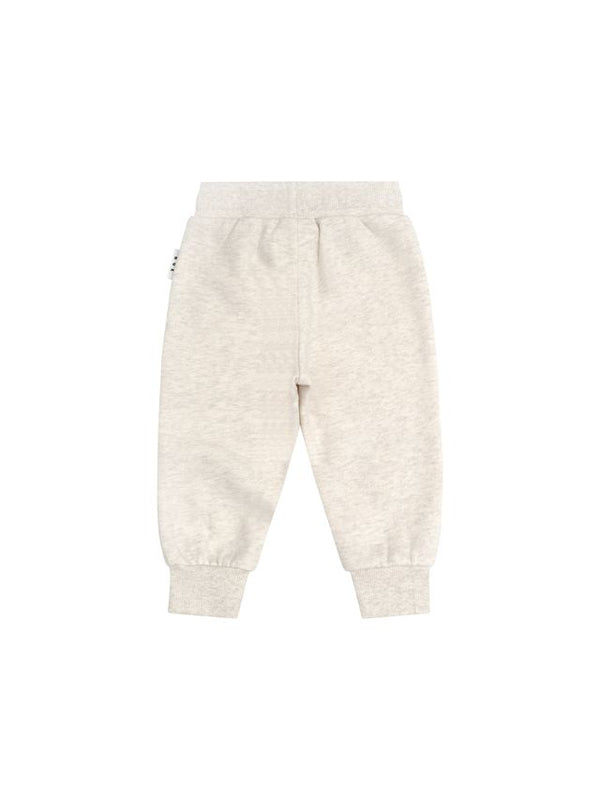 Beige Furry Hux Sweatpants