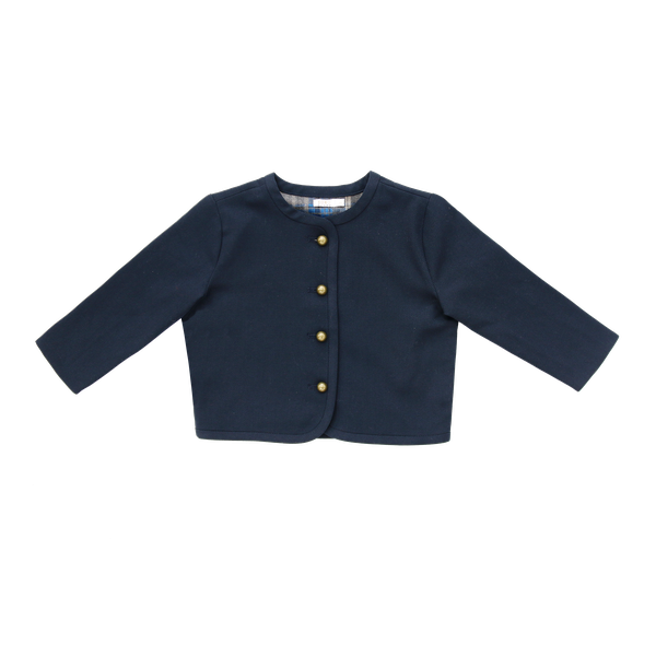 Navy Cropped Blazer