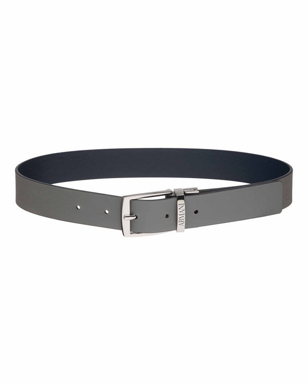 Navy and Gray Reversible Belt