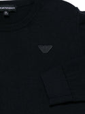 Navy Essential Crewneck Sweater