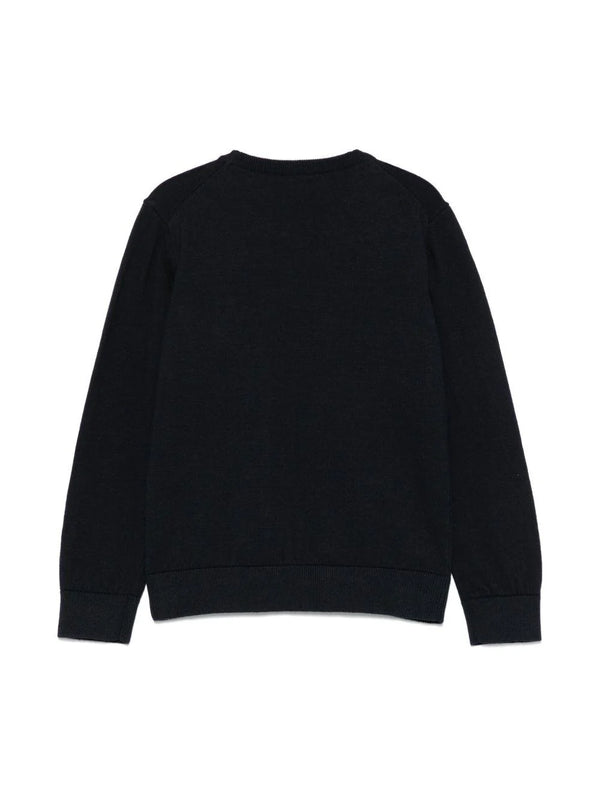 Navy Essential Crewneck Sweater
