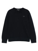Navy Essential Crewneck Sweater