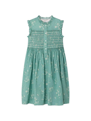 Green Floral Fabiola Dress
