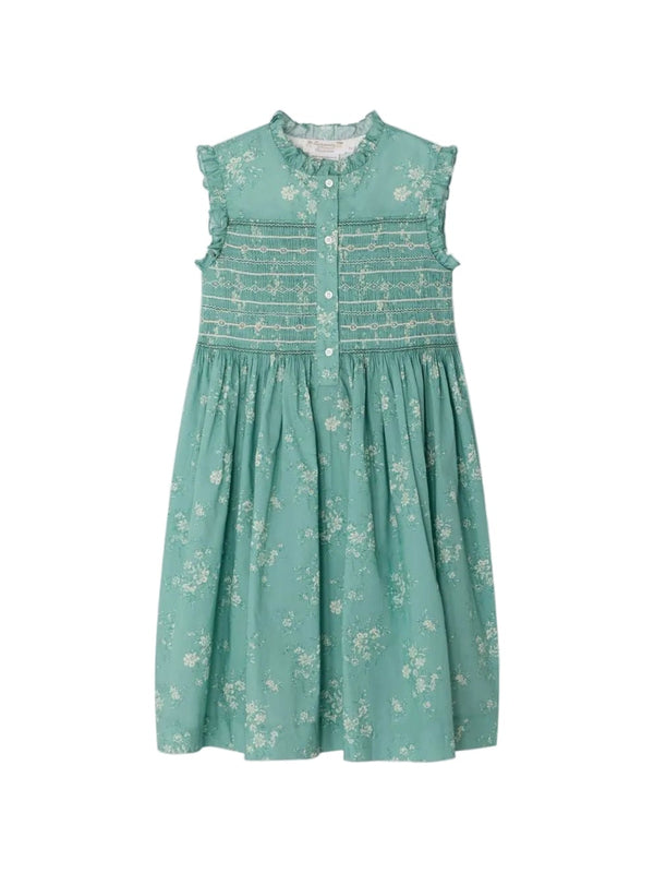 Green Floral Fabiola Dress