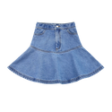 Blue Denim Short Skirt