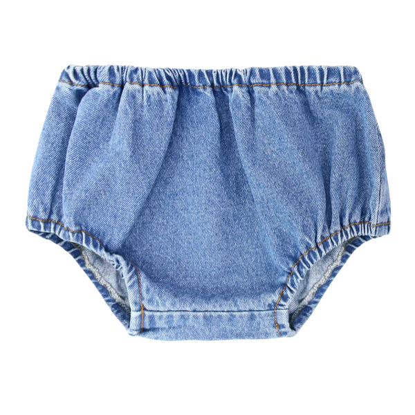 Blue Denim Baby Bloomers