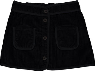 Black Corduroy Biba Skirt