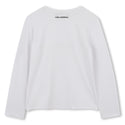 White Choupette Long Sleeve Tee