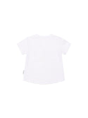 White Baseball Hux Tee