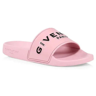 Pink Givenchy Logo Slides