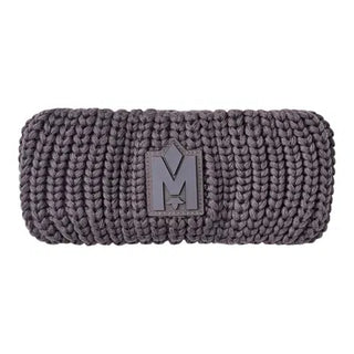 Carbon Grey Womens Sim Knit Logo Headband