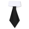 Black and White Tie Collar