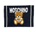 M Navy Toy Bear Logo Beach Towel