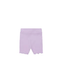 Orchid Ribbed Drawstring Short