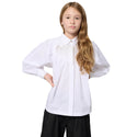 White with Rhinestone Chevron Blouse
