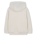 Cream Embroidered Logo Hoodie