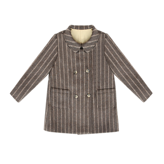 Mocha Double Breasted Coat