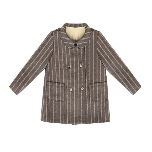 Mocha Double Breasted Coat
