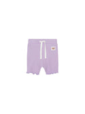 Orchid Ribbed Drawstring Short