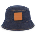 Rinse Wash Denim Logo Patch Bucket Hat