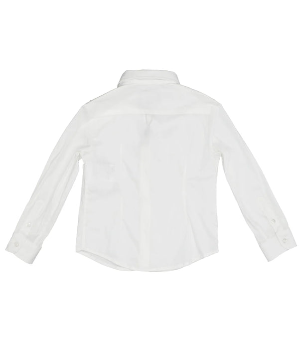 White Essential Classic Button Up Shirt