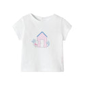 White Baby Lune Birdhouse Tee