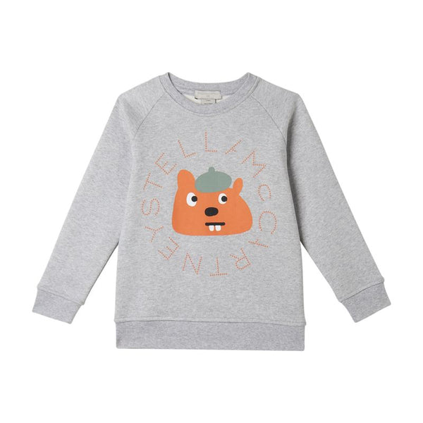 Grey Squirrel Logo Disc Crewneck