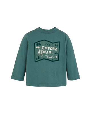 Pine Baby Long Sleeves Map Tee