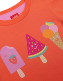 Coral Toll Popsicle and Ice Cream Graphic Tee