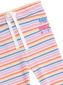 Multicolor Rainbow Ribbed Leggings