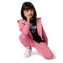 Raspberry Printed Zip Up Hoodie