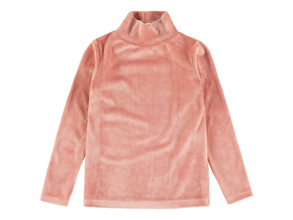 Rose Yvy Velour Turtleneck