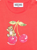 Red Baby Cherry Bear Tee