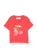 Red Baby Cherry Bear Tee
