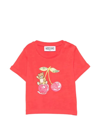Red Baby Cherry Bear Tee