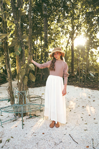 Taupe Teen Two Tone Dress
