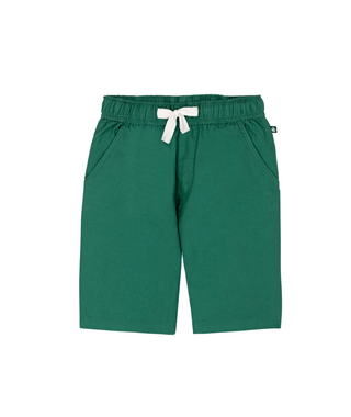 Green Tie Waist Bermuda Shorts