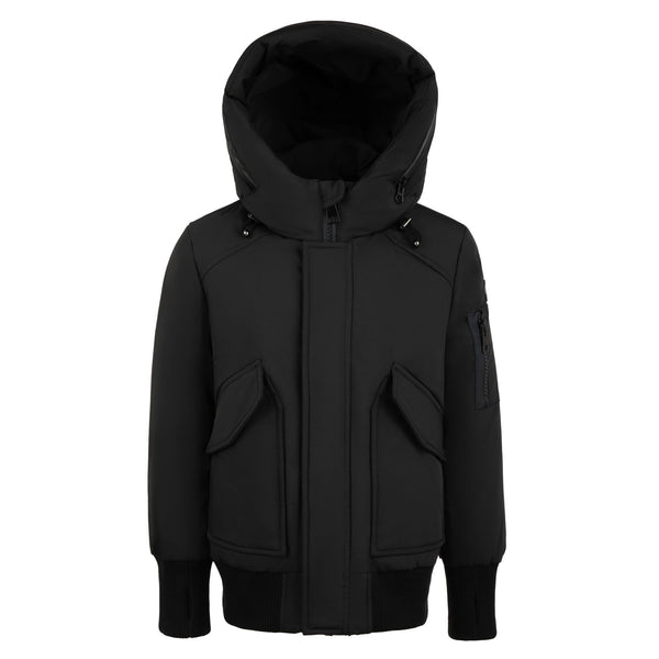 Black Large Pockets Jacket