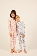 Ivory and Pink Toile Pajamas