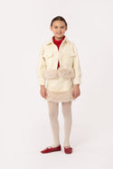 Ivory Dodo Fur Jacket