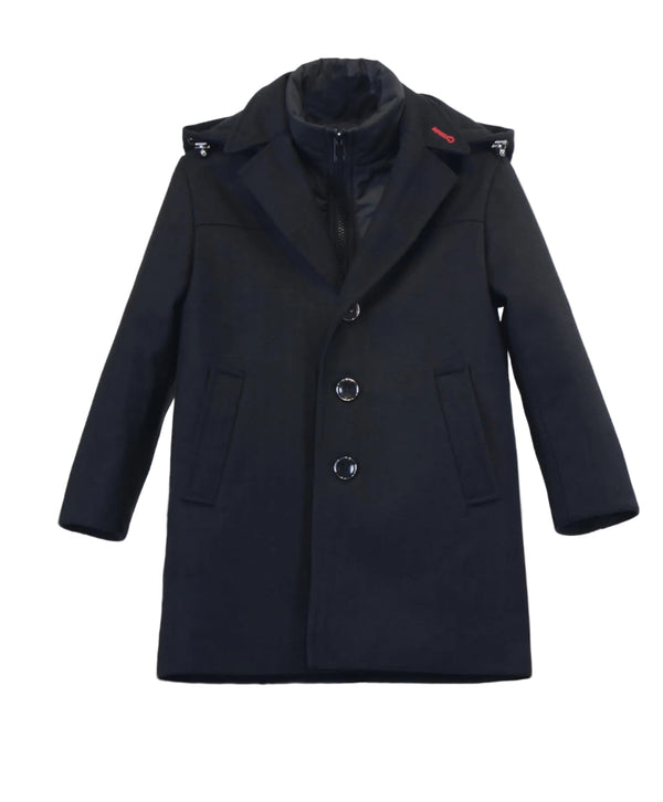 Black Wool Dressy Coat