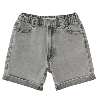 Grey Classic Denim Short