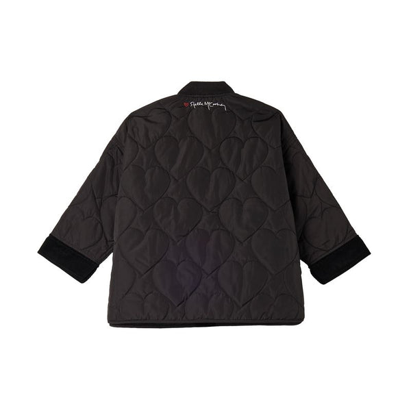 Black Stella Signature Heart Embroidery Jacket