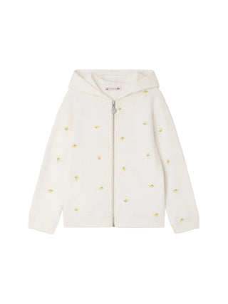 White Zip Up Talent Hoodie