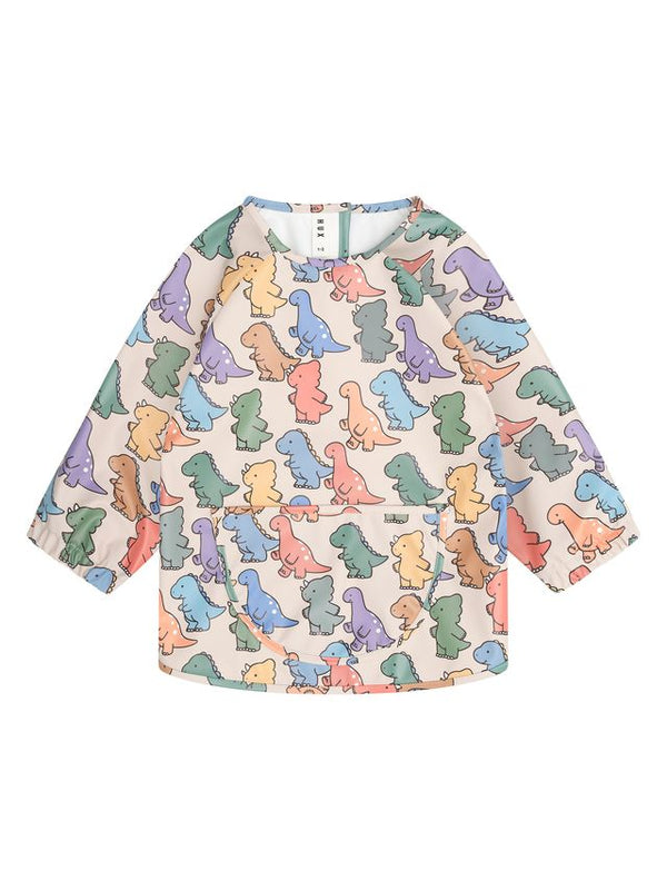 Multicolor Dinosaur Smock Top