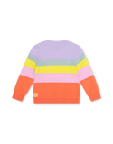 Lilac Herita Colorblock Striped Sweatshirt