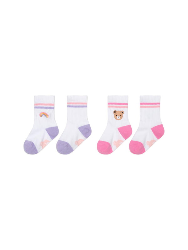 Multicolor Hux Blush 2pk Socks