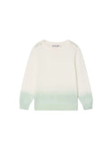 White and Green Tahar Sweater